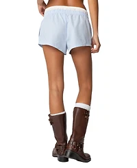 Edikted Women's Layered Gingham Boxer Shorts