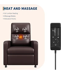 gaomon Power Recliner Chair with Massage and Heat with Massage Function with Lumbar Support, Adjustable Push Back