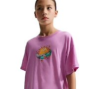 Nike Girls' 7-16 Sportswear Crewneck T-Shirt