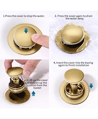 Rainsken Bathroom Sink Drain