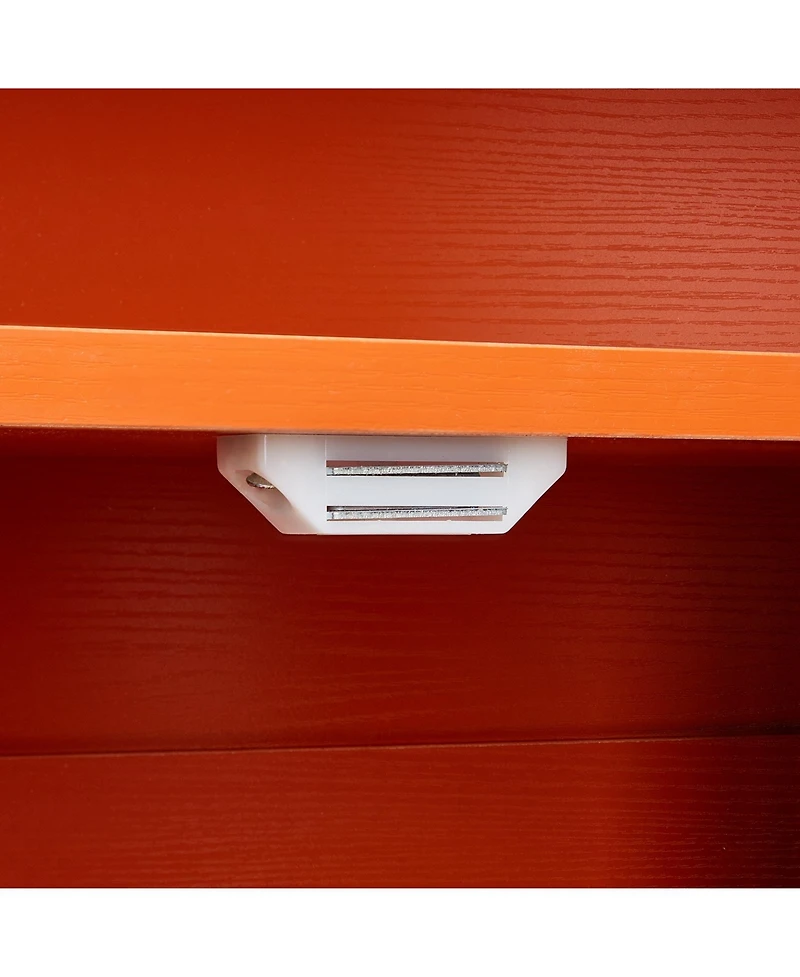 Aostirmotor Modern Cat Litter Box Enclosure with Shelf, 31" Hidden Kitty Washroom Cabinet & End Table