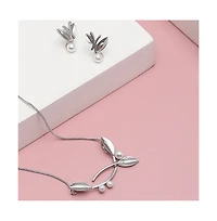 Sohi Women's Leaf Jewellery Set