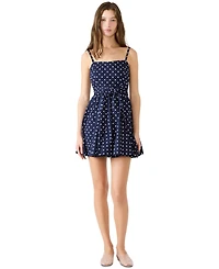 Bb Dakota Women's Dasia Square Neck Polka-Dot Dress
