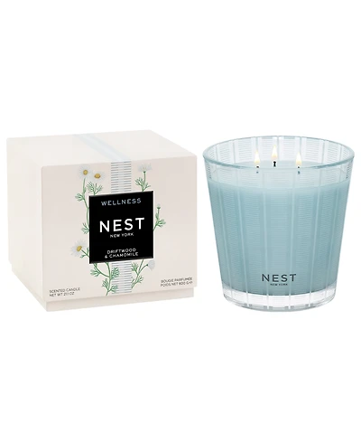 Nest New York Chamomile and Driftwood 3-Wick Candle, 21.1 oz.