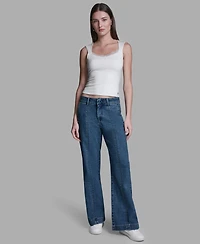 Bcbg Women's Mid-Rise Flared Jeans