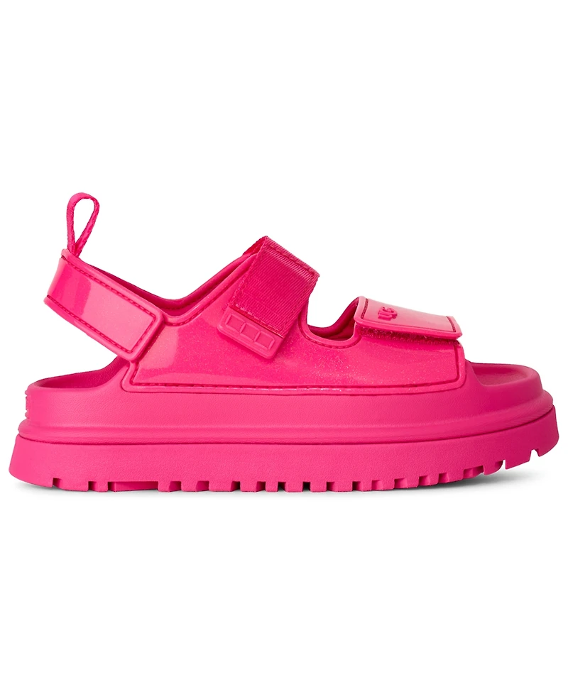 Ugg Kids' GoldenGlow Glossy Sparkles Open Toe Sandals