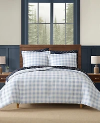 Eddie Bauer Beach Pine Plaid 5-Pc. Comforter Set, Twin/Twin Xl