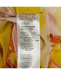 Pre-Owned Emilio Pucci Women's Printed Crepe Loose Fit Blouse