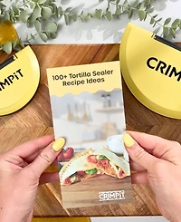 CRIMPiT 3-Pc. Flour Tortillas Maker with Recipe Book Set