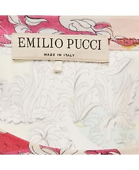 Pre-Owned Emilio Pucci Women's Floral Print Cotton Flounce Mini Dress