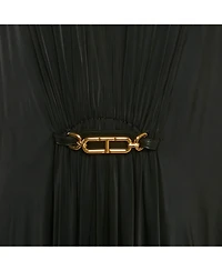 Pre-Owned Tom Ford Women's Jersey Belted Kaftan Maxi Dress