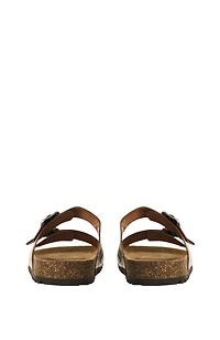 Velez Women's Genuine Leather Double-Buckle Sandals