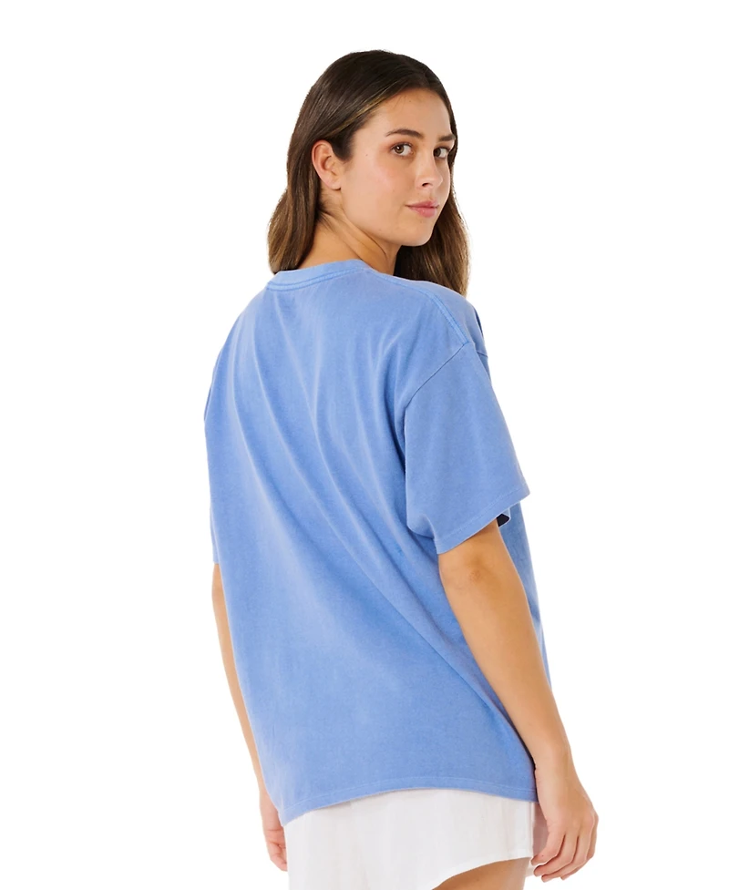 Rip Curl Women's Hotel Malibu Heritage Crewneck T-Shirt