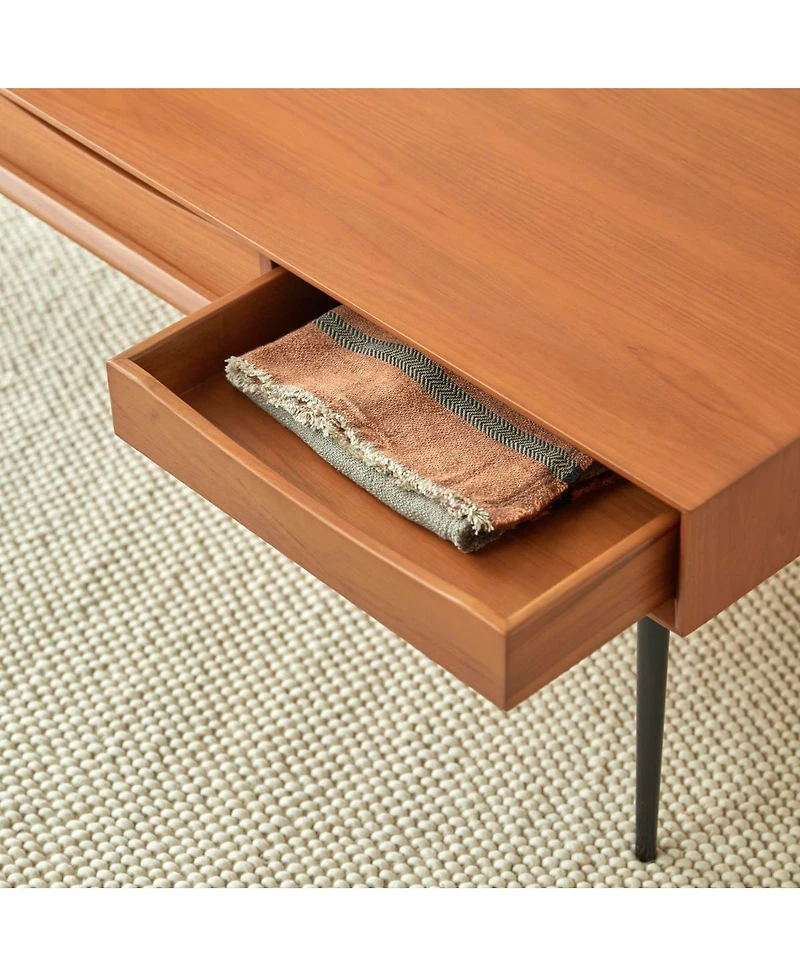 Tikamoon Simen mahogany coffee table 135x65