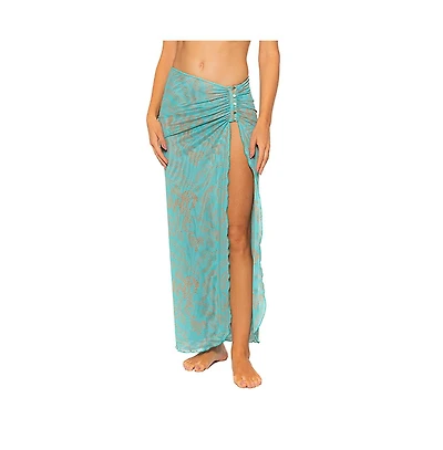 Guria Beachwear Women's Side Slit Long Skirt Cover-up