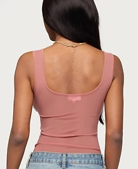 Edikted Women's Angelita Rhinestone Sheer Mesh Bodysuit