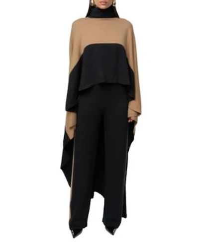 Jluxlabel Womens Chasing Fall Contrast Top