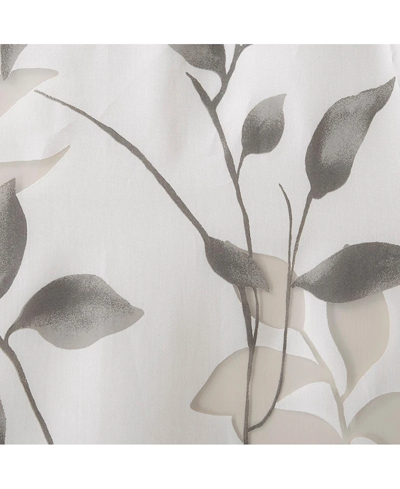 Laoties Printed Grommet Window Curtain Panel, 50" W x 84" H, Lightweight Semi-Sheer, Single Panel