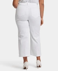 Nydj Plus Teresa Wide-Leg Ankle Jeans