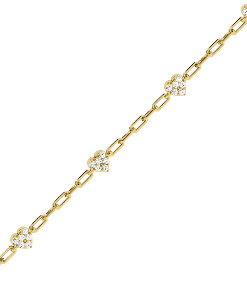 Macy's Diamond Bracelet (1/2 ct. t.w.) in 10k Yellow Gold