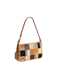 Coach Plaza Small Patchwork Signature Jacquard Shoulder Bag 25