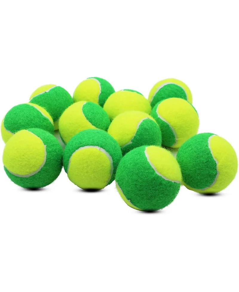 Magicorange Pack of 20 Low Compression Stage Tennis Balls for Beginners and Youth Training 75 Percent Lower Pressure Practice Balls with Mesh Bag
