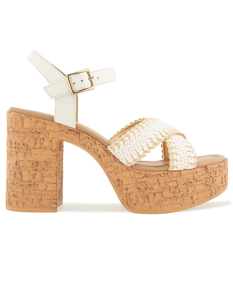 Kensie Women's Sanya Platform Sandal