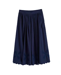 Chinti & Parker Women's Linen-Blend Broderie Skirt