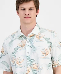 Tommy Bahama Men's Costa Wave Festa Fronds Printed Camp Shirt