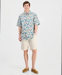 Tommy Bahama Men's Nova Wave Glass Half Full Printed Shirt