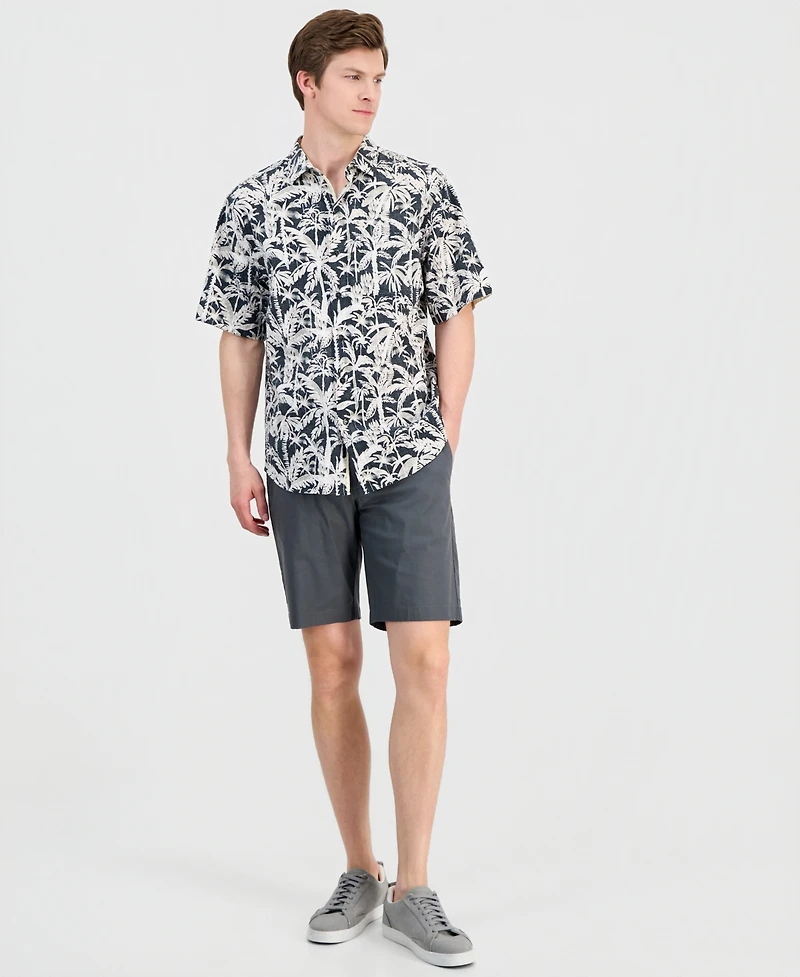 Tommy Bahama Men's Nova Wave Nero Palms Printed Shirt