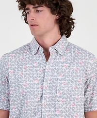 Tommy Bahama Men's San Lucio Sol Geo Short-Sleeve Shirt