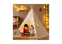 Tiny Land Teepee Tent for Kids with Mat – Indoor Play Tent with Mat