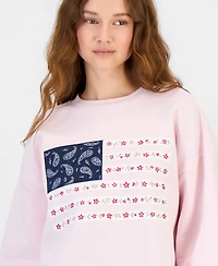 Rebel Veil Juniors' Americana Crewneck Sweatshirt