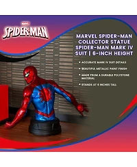 Marvel Spider-Man Collector Statue Bust | Spider-Man Mark Iv Suit Resin Cast Figure | 6-Inch Height