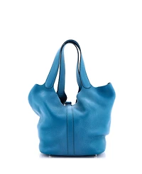 Pre-Owned Hermes Gm Picotin Lock Bag Clemence