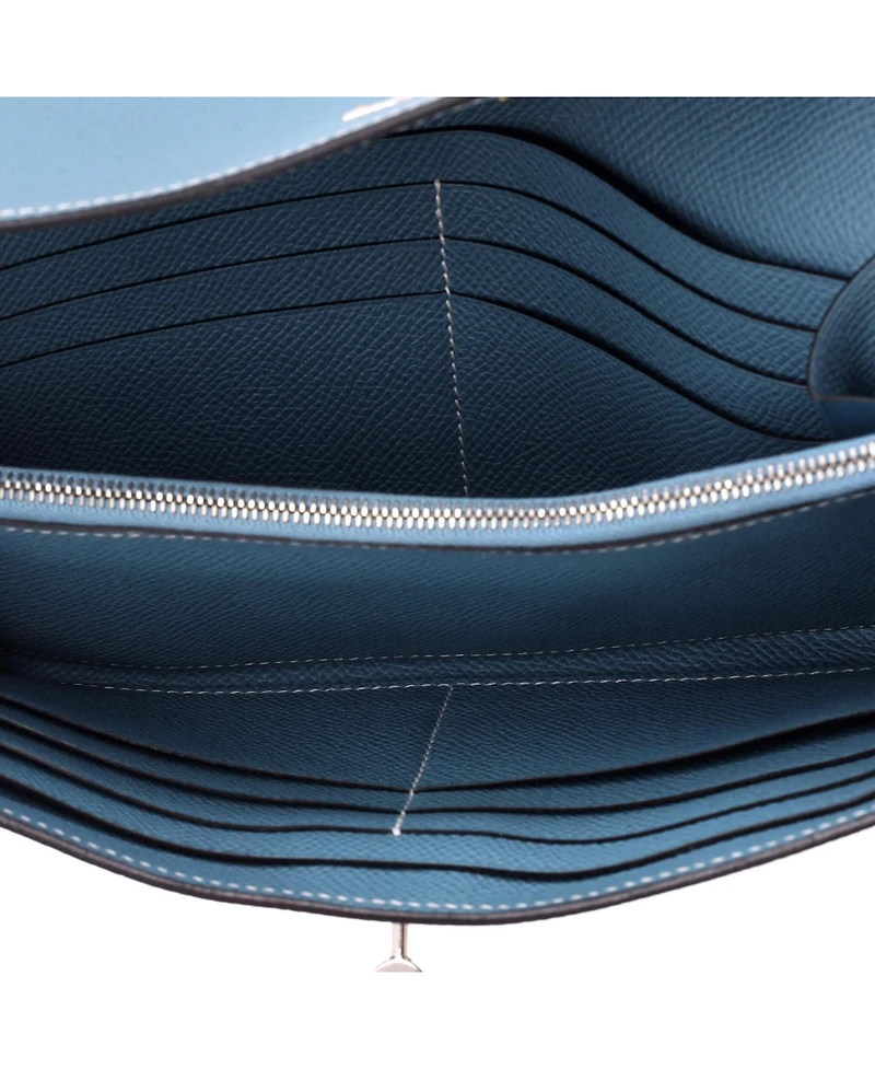 Pre-Owned HERMES Long Kelly Wallet Epsom