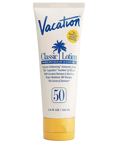 Vacation Classic Lotion Spf 50 Sunscreen, 3.4 oz.
