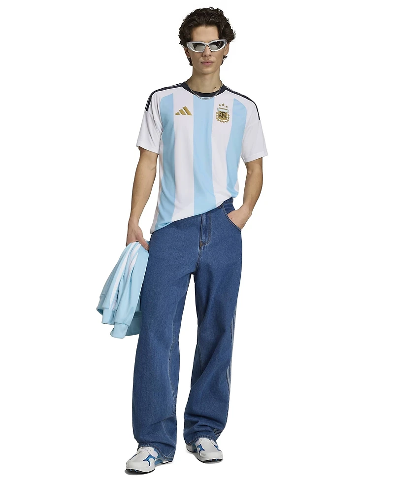 adidas Men's Argentina 26 Home Fan Jersey Crewneck T-Shirt