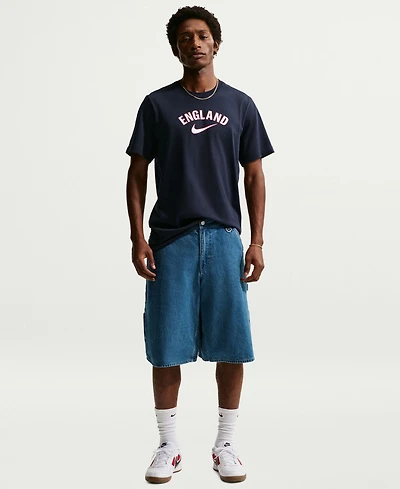 Nike Men's England Crewneck Short-Sleeve Soccer T-Shirt