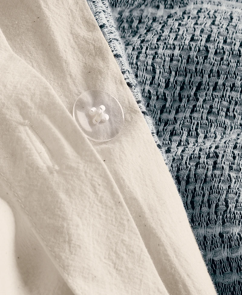 Oake Interlaced Basketweave 3-Pc. Comforter Set, Full/Queen, Macy's Exclusive