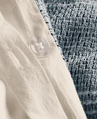 Oake Interlaced Basketweave 3-Pc. Comforter Set, Full/Queen, Macy's Exclusive