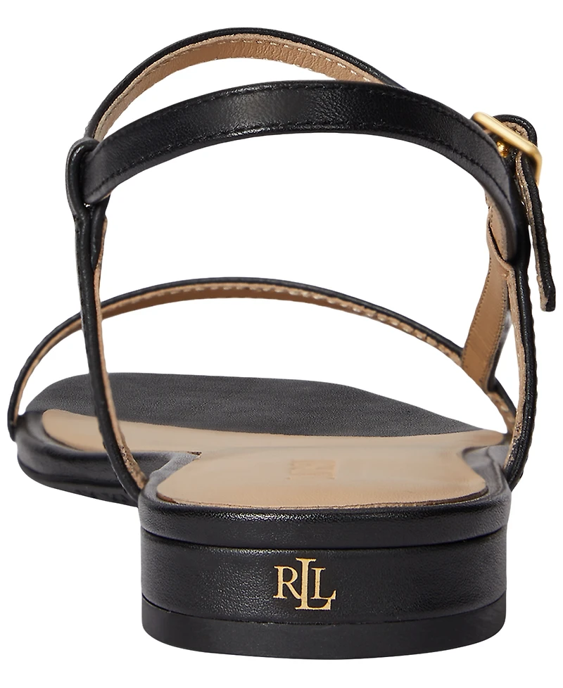 Lauren Ralph Women's Lainee Nappa Flat Sandals
