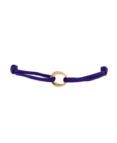 Pre-Owned Cartier Trinity On Cord Bracelet