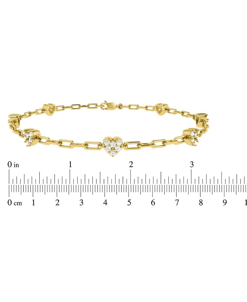 Macy's Diamond Bracelet (1/2 ct. t.w.) in 10k Yellow Gold