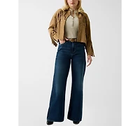 Guess Women's Ibby Long-Sleeve Fringe Jacket