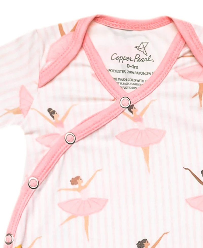 Copper Pearl Baby Girls' Katerina Newborn Knotted Gown