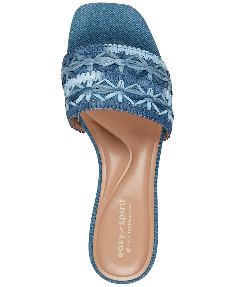 Easy Spirit Women's Rosario Eflex Square Toe Dress Sandals