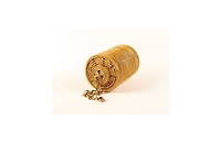 Wicker Village Oval Rattan Lampshade, Handmade Cane Hanging Light Shade, Natural Finish, 11 x 11 x 21 Inches for Home Decor