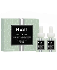Nest New York Pura Smart Home Fragrance Wild Mint Diffuser Refill Duo Set
